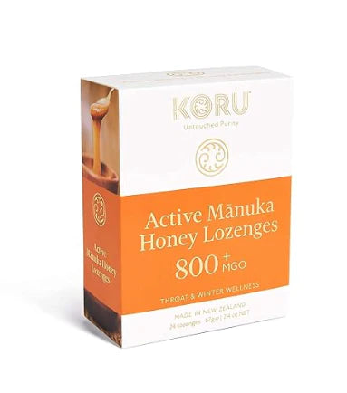 KORU Raw Manuka Honey Lozenges (MGO 800+) | NO Sugar Added