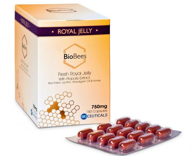 BioBees® Fresh Royal Jelly Capsules (180 capsules)